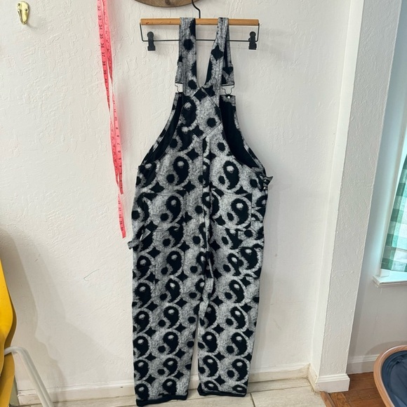 Dolls kill Petals and Peacocks In the Clouds Ying Yang Overalls Medium - Picture 9 of 11